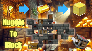 Gold Nugget to Block Gold | Gold Farm